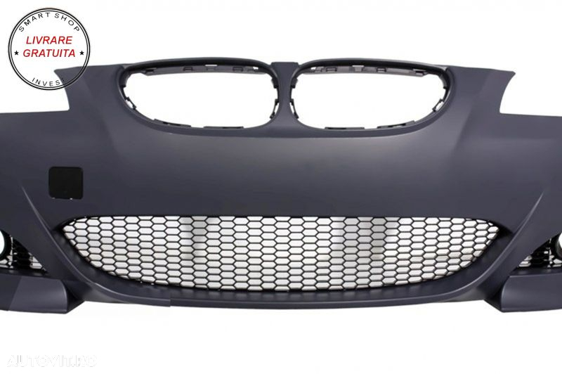 Bara Fata BMW Seria 5 E60 E61 (2003-2010) cu Praguri laterale M5 Look- livrare gratuita - 5