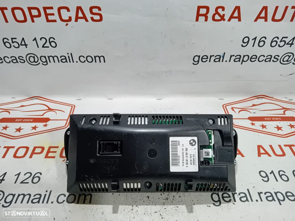 Display Ecrã Profissional BMW Série 5 E60 E61 BMW Série 3 E90 E91 E92 E93 6981562 Original - 5