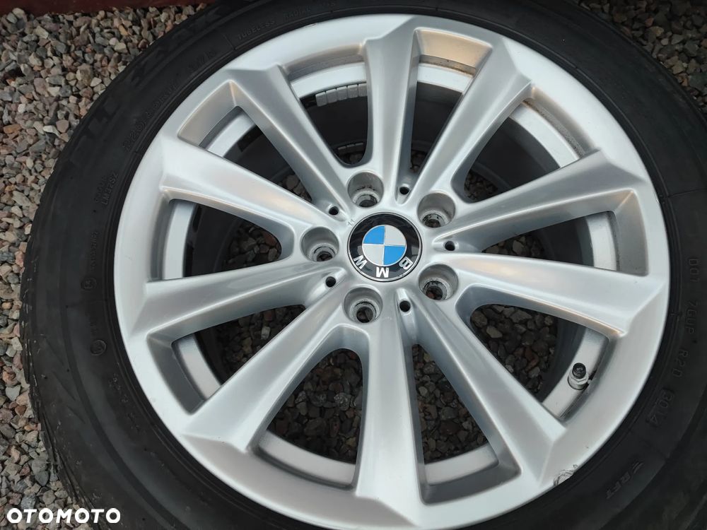 BMW F06 / F10 / F10N / F11 / F12 / F13 ORYGINALNY KOMPLET ALUFELG STYLING 236 4X17 8Jx17EH2+IS30 + OPONY ZIOMWE / WIELOSEZONOWE + CZUJNIKI TMPS O NR. 6 780 720 OEM W DOBRYM STANIE - 11