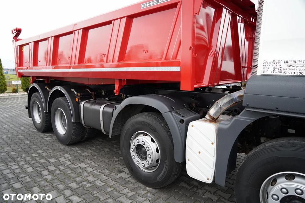 MAN TGA 35.400 / 8X4 / WYWROTKA 2 STR. / HYDROBURTA / HYDROKLAPA / MANUAL / MEILLER KIPPER - 22