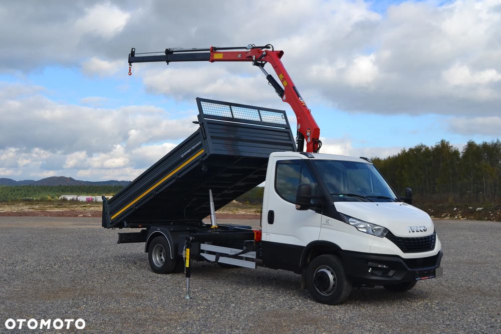 Iveco Daily 72C18 Nowy 3-stronny wywrot żuraw HDS HC60A2 Wywrotka Kiper HDS Niski przebieg - 21