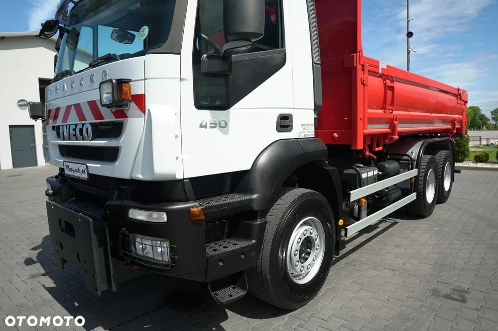 Iveco TRAKKER 450 / 6X4 / WYWROTKA / HYDROKLAPA / HYDROBURTA / BORDMATIC / CZOŁOWNICA / EURO 5 / - 15