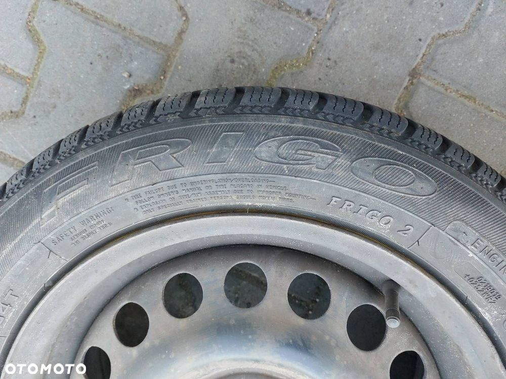 KOŁA FELGI OPONY ZIMOWE 2 SZTUKI 4x100 6Jx15 FI56,6 185/60R15 OPEL - 5