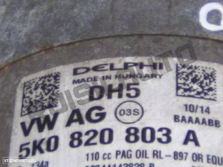 Compressor De Ar Condicionado 5k082_0803a Vw Polo V (6r) [2009_ - 4