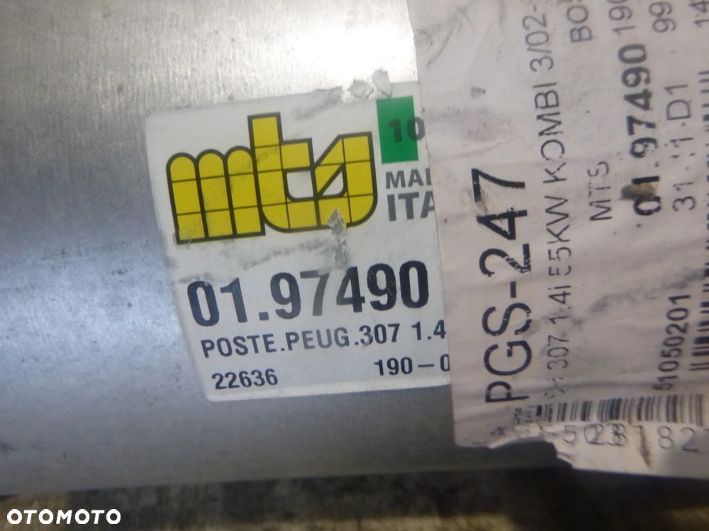 nowy tłumik koncowy mts peugeot 307 1,4 - 2