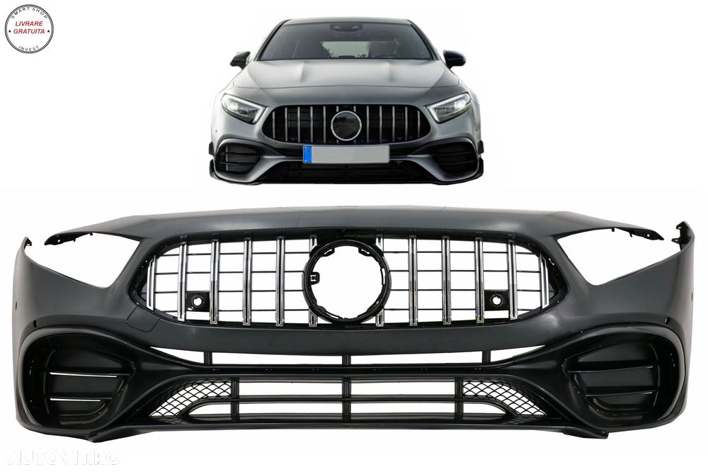 Bara Fata Mercedes A-Class W177 Hatchback / V177 Sedan (2018-2022) A45 Design GT-R- livrare gratuita - 12