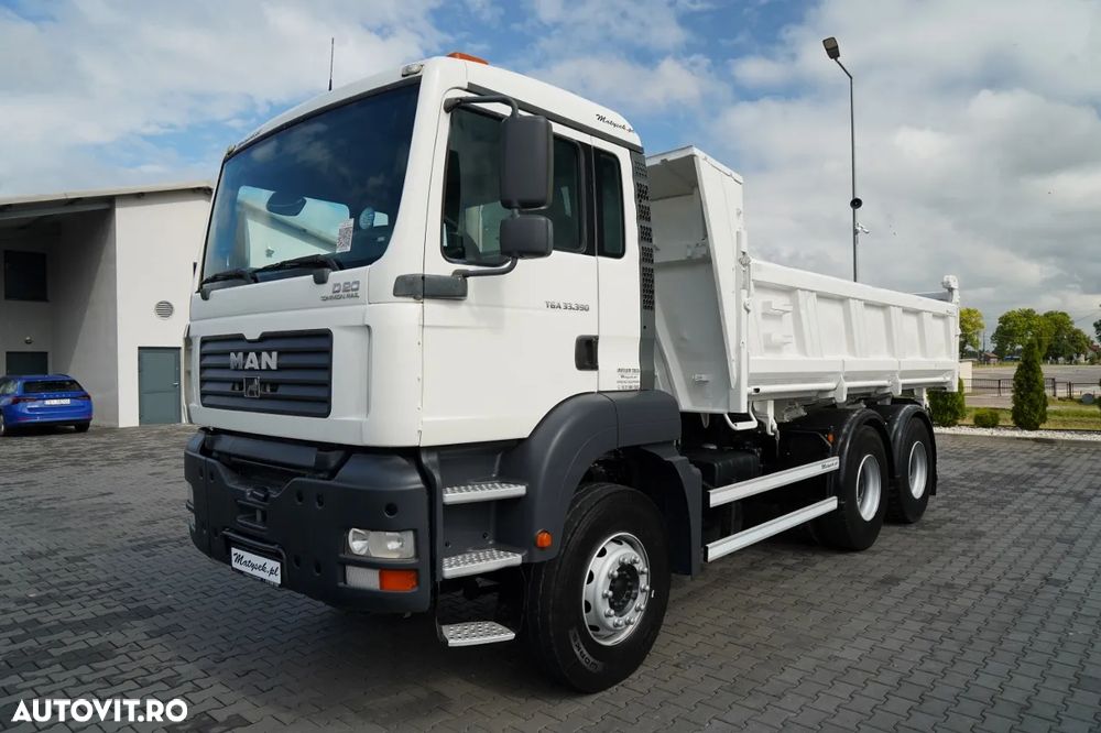 MAN TGS 33. 390 / 6x4 / BASCULANTE / HYDROBOARD / MEILLER KIPPER / BORDMATIC / IMPORTAT - 12