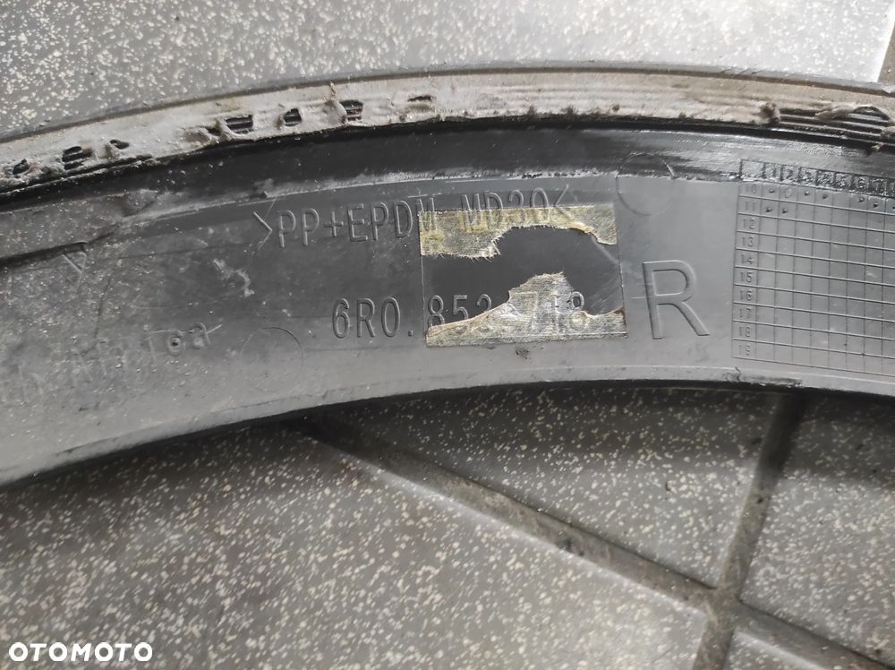 VW POLO 5 CROSS NAKŁADKI LISTWY NA BŁOTNIKI PRZÓD LEWA PRAWA 6R0835717 6R0835718 WYSYŁKA !!!! - 8