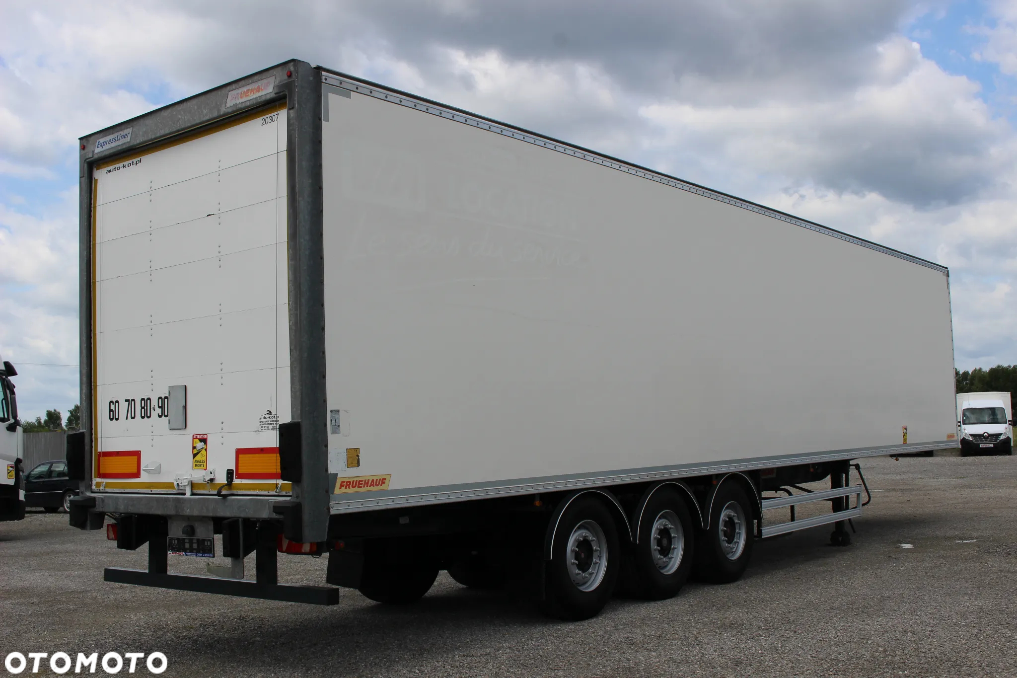 Fruehauf KONTENER /OŚ PODNOSZONA/Doppelstock/ OSIE SAF/ *SERWIS FR*/IDEALNY STAN / - 6