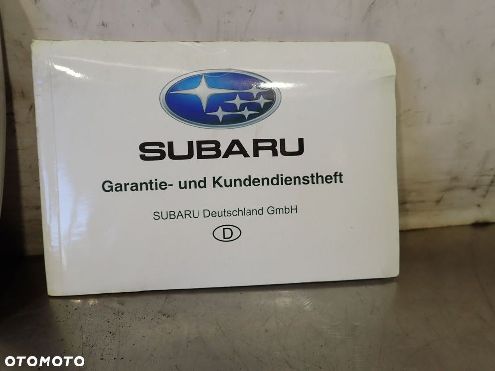 KSIĄŻKA INSTRUKCJI OBSŁUGI SUBARU IMPREZA 1.5 - 3