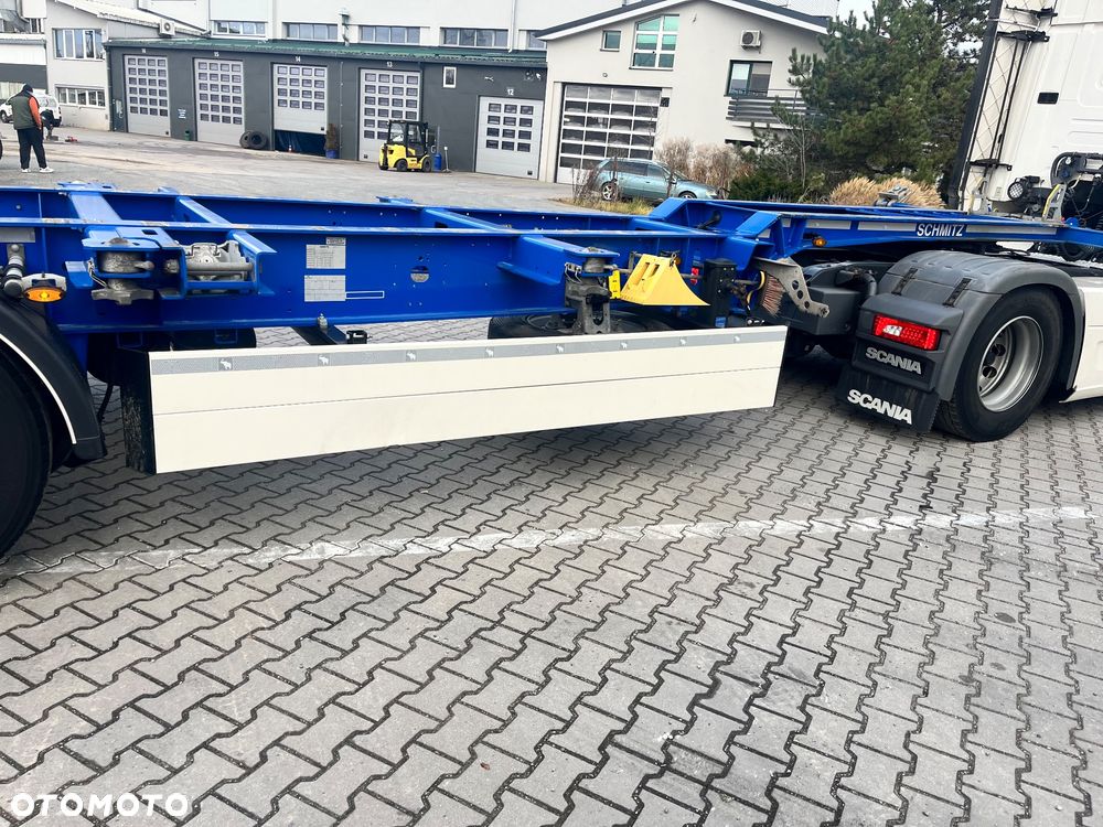 Schmitz Cargobull SCB / Podkontenerowa / pod kontenerowa / 20" 2x20" 40" / super stan / opony 70% / 2 osie podnoszone / mało używana - 15
