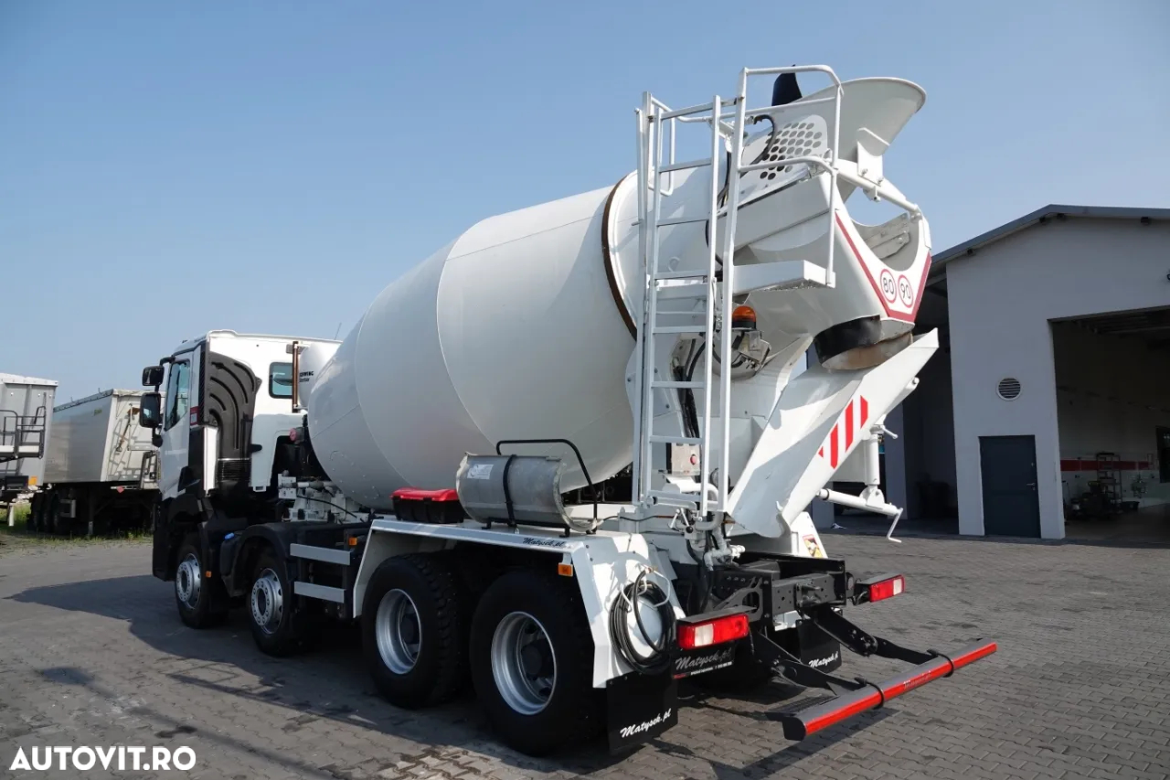 Renault C 380 / 8X4 / BETONĂ / POMPĂ / SCHWING STETTER 9 M3 / EURO 6 / 2017 AN - 2
