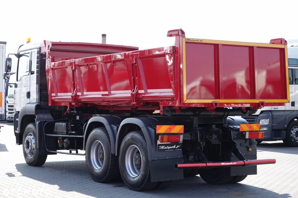 MAN TGA 33.390 / 6X4 / WYWROTKA 2 STRONNA / HYDROBURTA / MANUAL / SPROWADZONY - 8