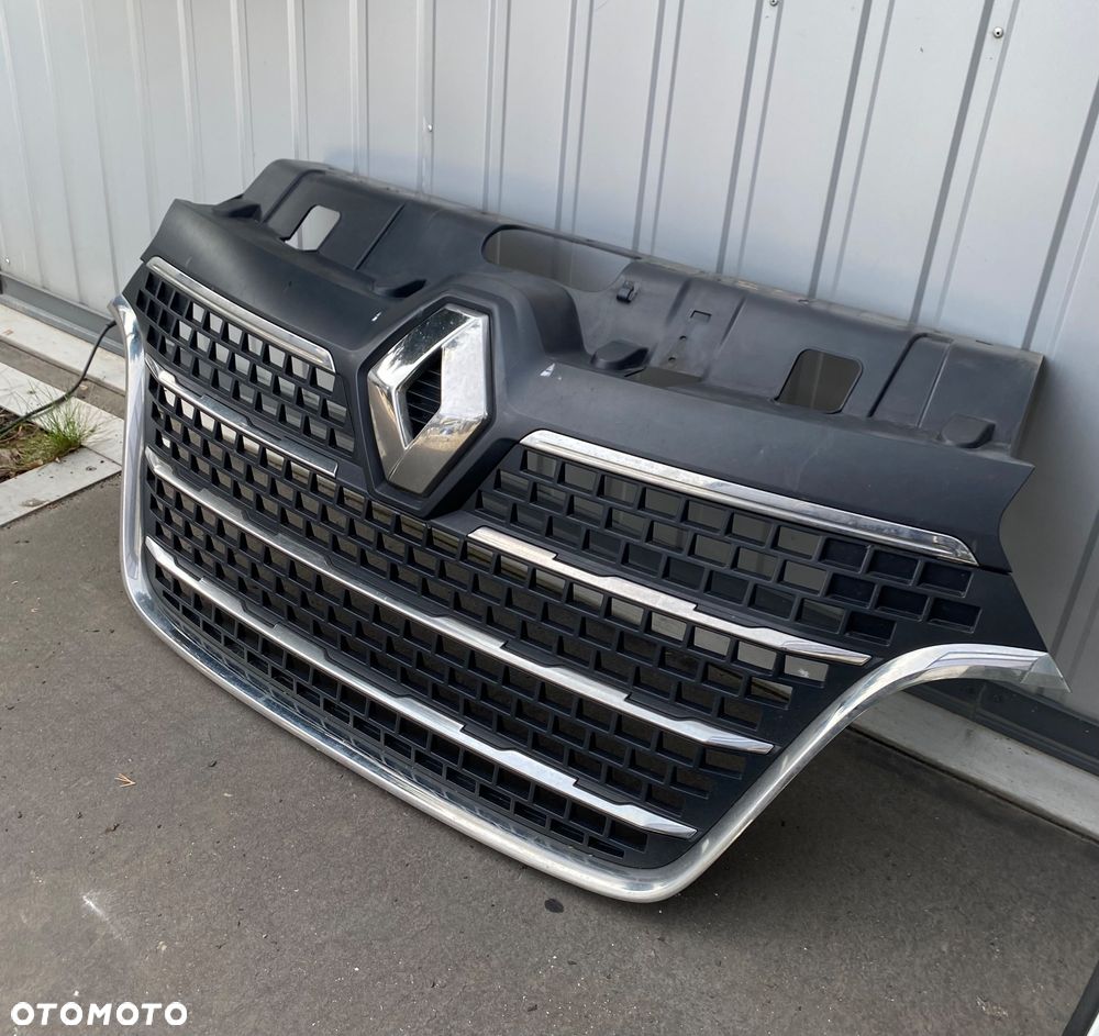 RENAULT MASTER 3 III  lift 4 IV 19-> Kompletny GRILL GRIL ATRAPA CHŁODNICY CHROM  628959833R - 4