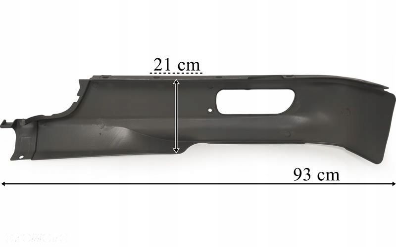 mercedes axor ii 04r.- spoiler z otworem prawy 9448850625 - 2