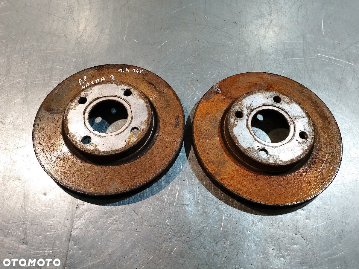 TARCZE HAMULCOWE PRZÓD MAZDA 2 ( 03-07 ) 1.4 16V - 1
