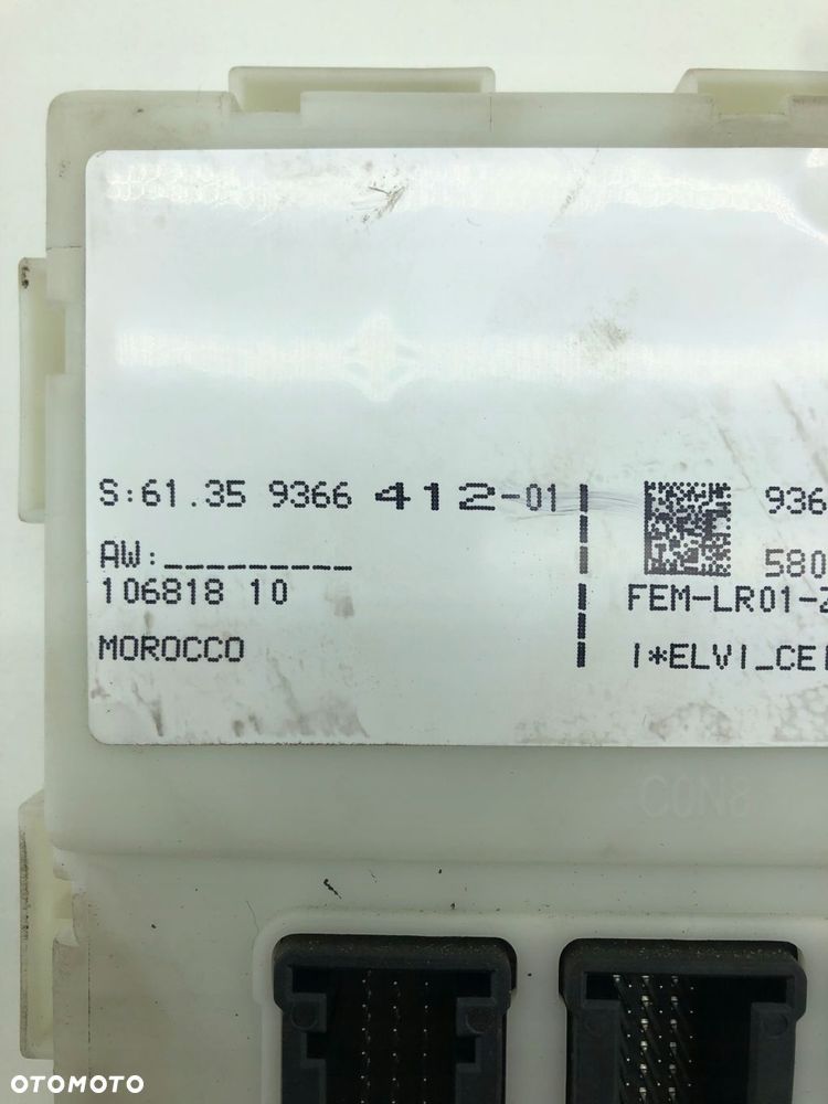 BMW F20 F30 F31 MODUŁ STEROWNIK BDC FEM 9366412 - 2