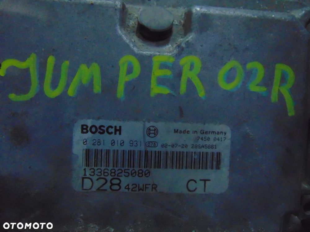 Sterownik silnika jumper 02 rok 2,8