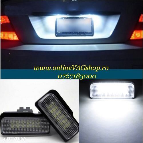 Set lampa LED numar MERCEDES BENZ E – Class W211, CLS W219, SLK R171 C - 2