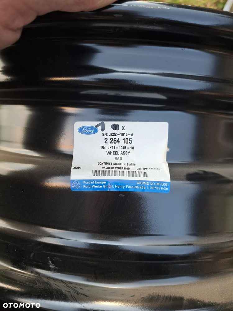 Felgi stalowe Ford Transit Custom 17 Cali 6Jx17x60 JK21-1015-HA 2264105 JK211015HA 2170813 - 8