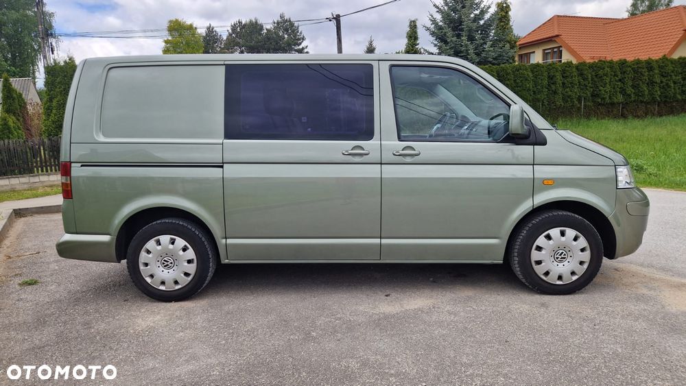 Volkswagen TRANSPORTER T5 Klima Elektryka Tempomat Navi Kamera Dubel Kabina 6os Brygadówka - 2