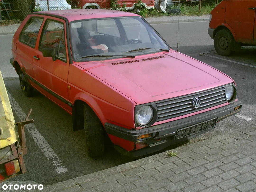Vw golf 2 II na czesci3d 1,6benz,maska blotniki drzwi pas dywany kokpit lampy,szyby,belka instalacja - 22