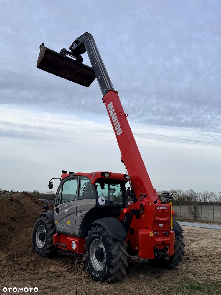 Manitou Ładowarka Teleskopowa  MLT 840-137PS Klimatyzacja Łyżka Widły Merlo JCB 42.7 TF 737 130 541-70 Bobcat TL 38.70 zaczep hydrauliczny - 29