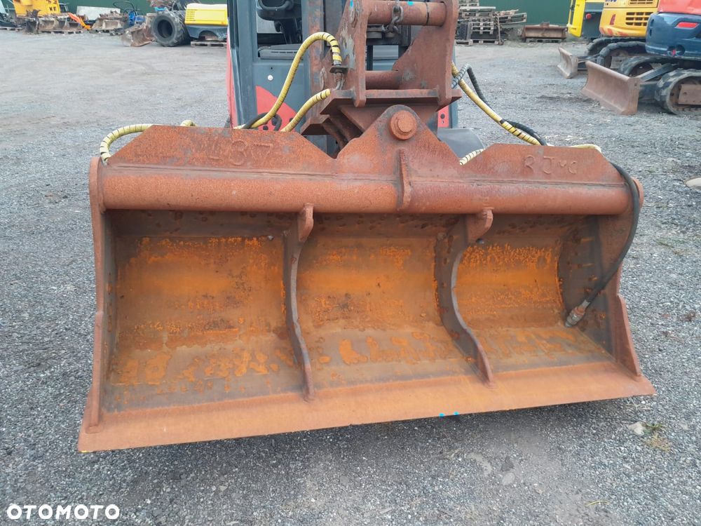 Skarpówka, łyżka skarpowa hydrauliczna KEEN na dwóch siłownikach, o szerokości 180cm. - 6