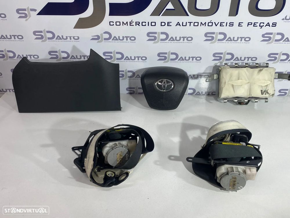 Conjunto Airbags + Cinto Frente Direito / Esquerdo - Toyota Verso - 1
