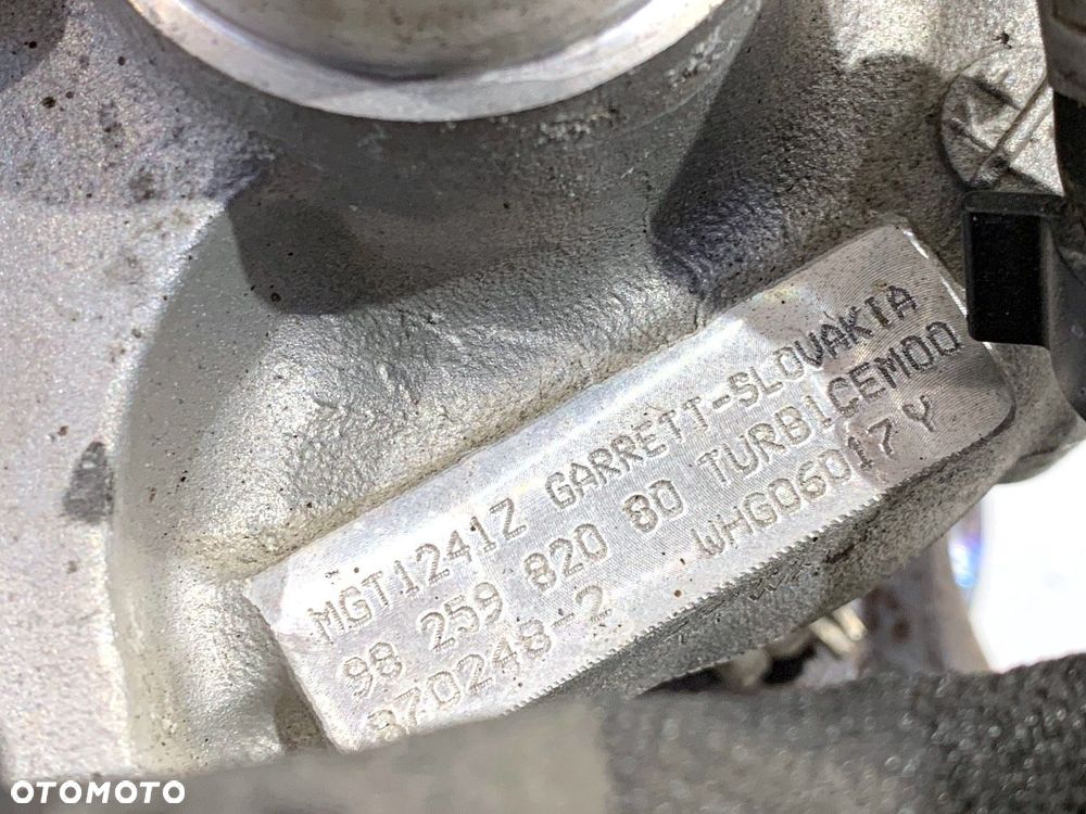 TURBOSPRĘŻARKA  CITROEN C4 CACTUS 2014 - 2022 1.2 THP 110 81 kW [110 KM] benzyna 2014 - 2022 - 6