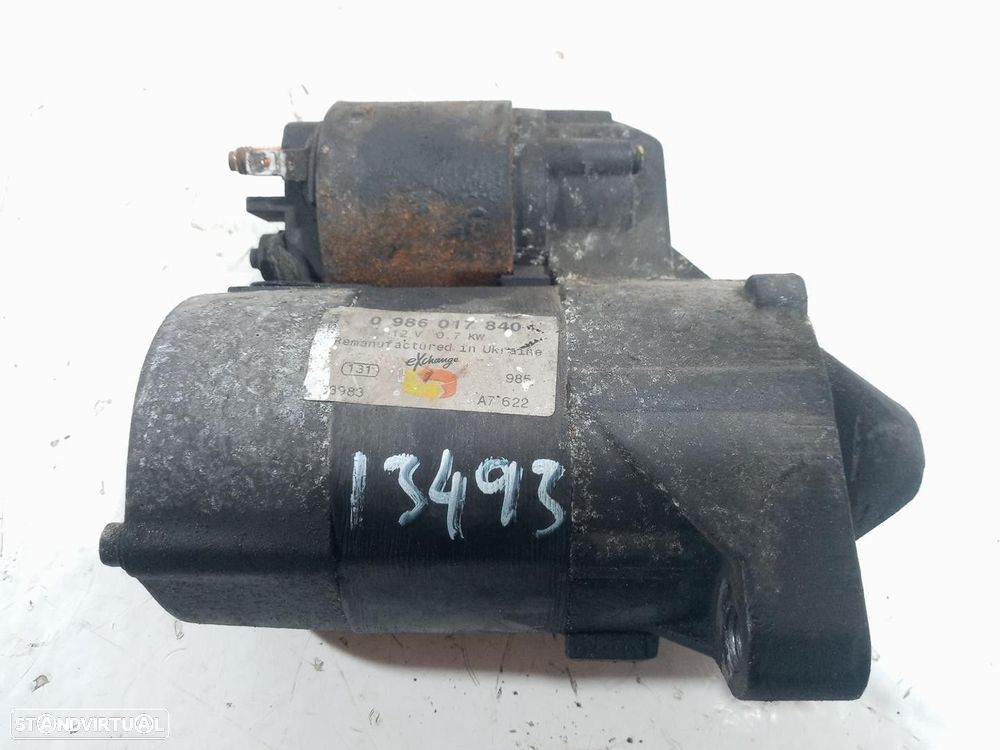 MOTOR ARRANQUE RENAULT CLIO I 1996 -0986017840 - 2