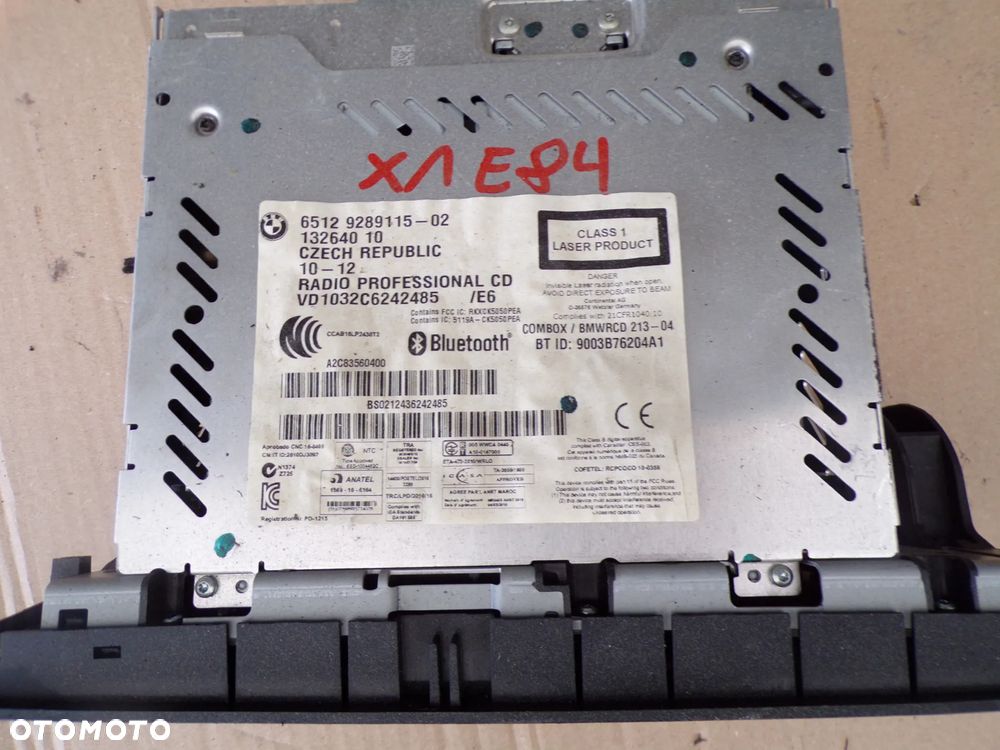 RADIO BMW X1 E84 9289115 - 2