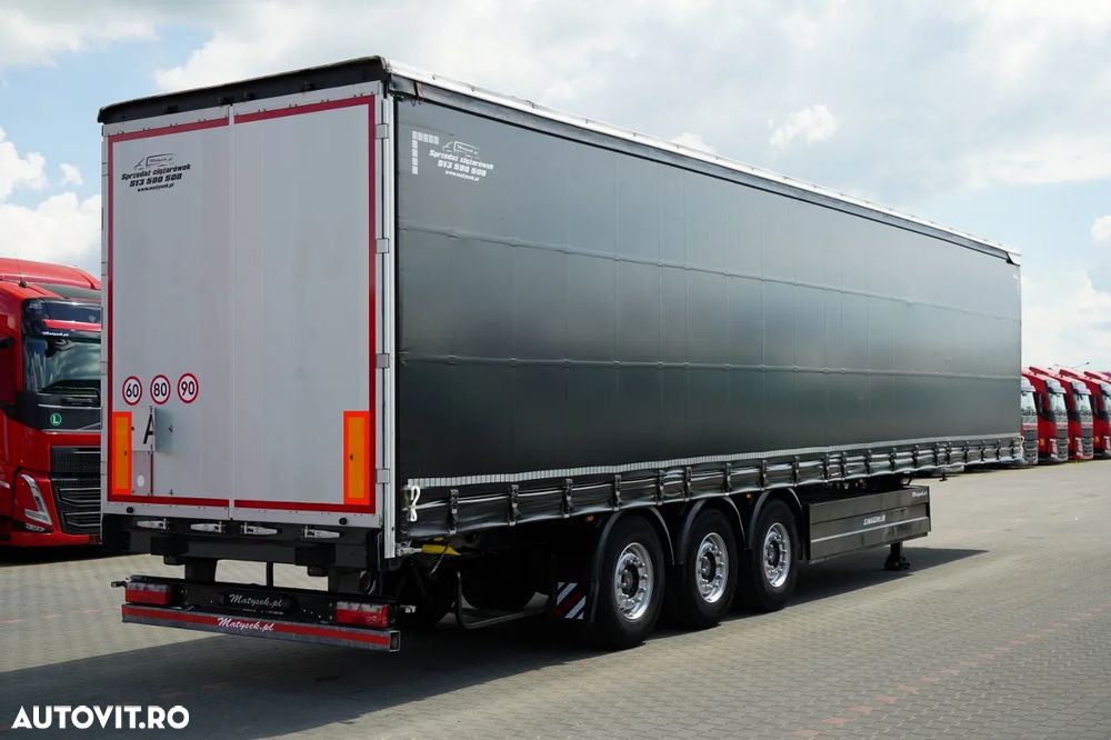Schmitz Cargobull / CORTINĂ / STANDARD / COȘ PENTRU PALEȚI / AXE SAF / - 7