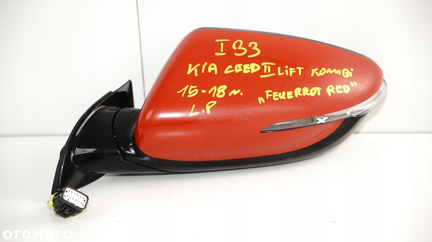 LUSTERKO LEWE KIA CEED II 2 FL 15-18R FEUERROT RED - 7