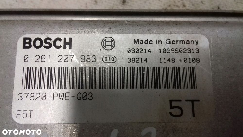 KOMPUTER 0261207983 ZESTAW IMMO HONDA JAZZ II 1.3 B 02-08 - 3