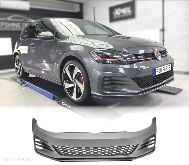 PARA-CHOQUES FRONTAL VOLKSWAGEN VW GOLF 7.5 17-19 LOOK GTI PDC - 1