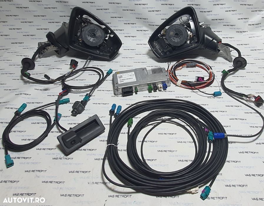 SET AREA VIEW 360 VW TIGUAN AD1 Oglinzi Rabatabile Electrice Camera - 1