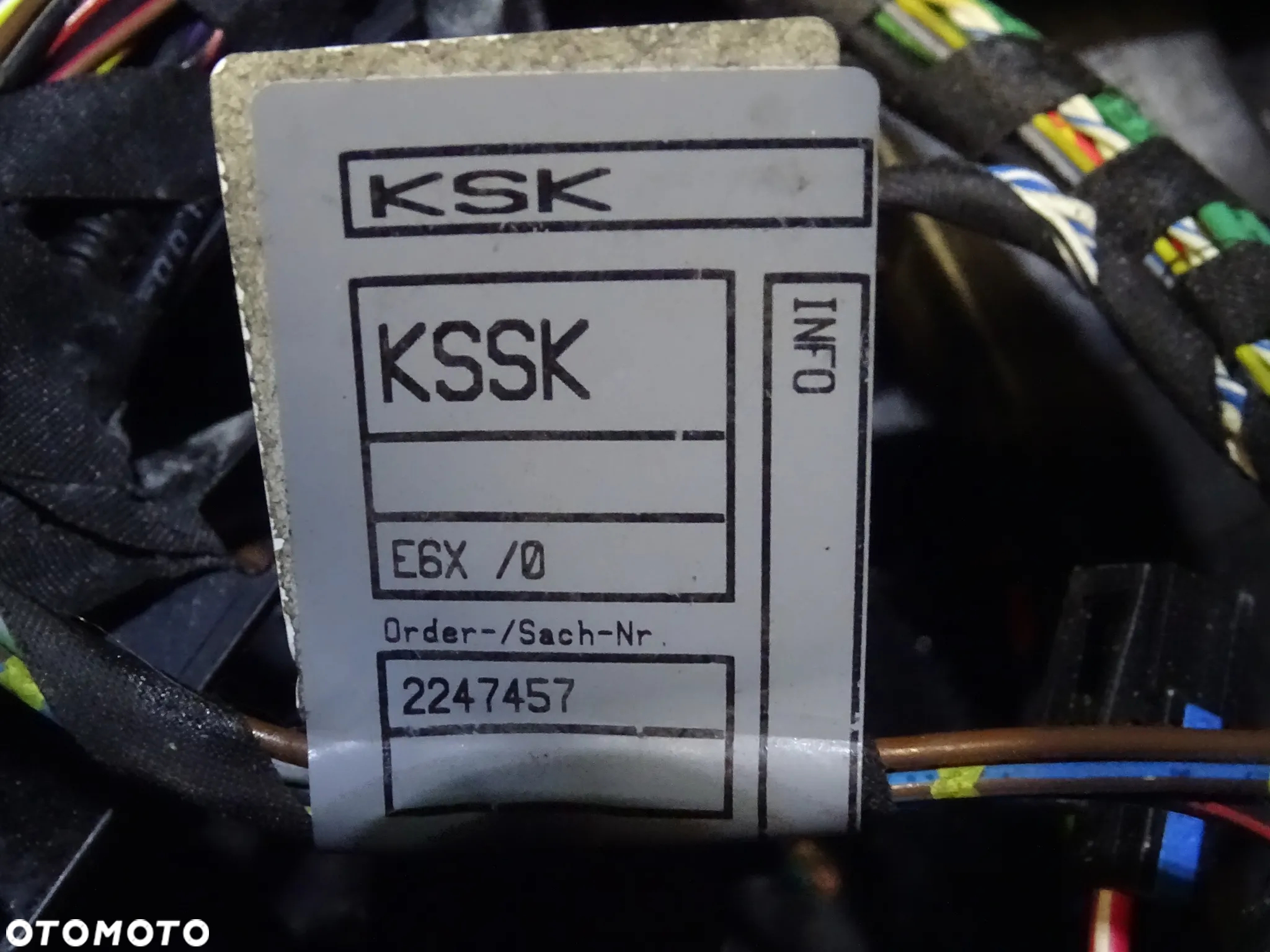 BMW E60 E61 WIĄZKA PRZEWODÓW INSTALACJA ELEKTRYCZNA NADWOZIA KADOSERII XDRIVE - 8