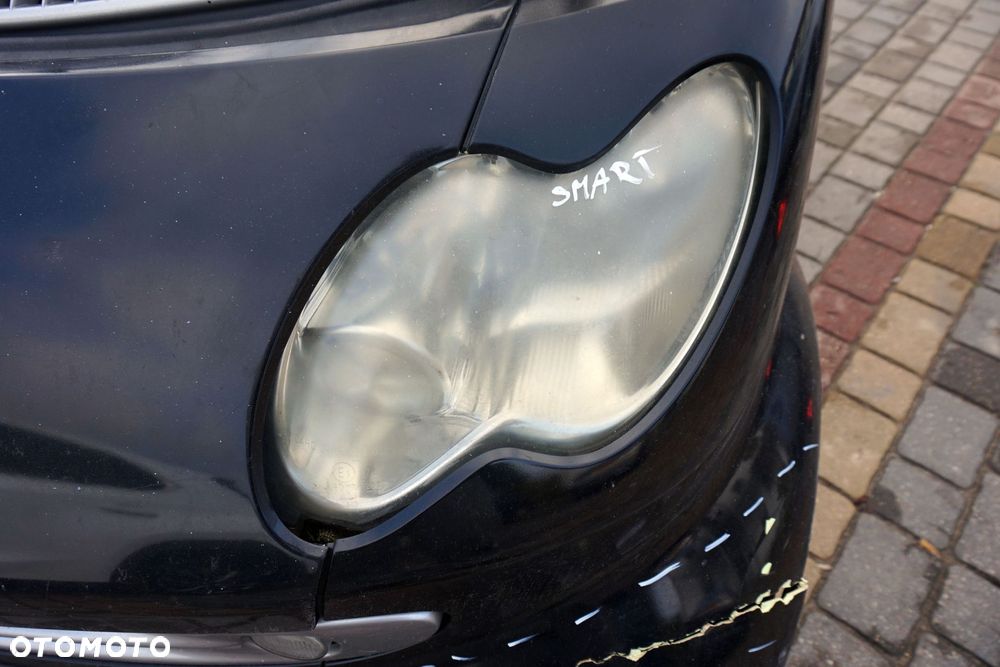 MASKA ZDERZAK BŁOTNIKI LAMPY FORTWO I LIFT 450 EA4  SMART 2003-2007 CZARNY PRZÓD KOMPLETNY - 11