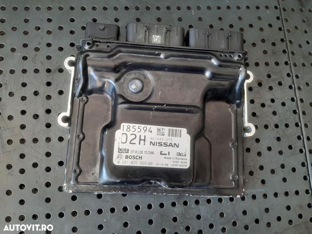 ecu calculator motor 1.5 dci k9ku872 nissan qashqai 2 suv j11 0281035669 - 1