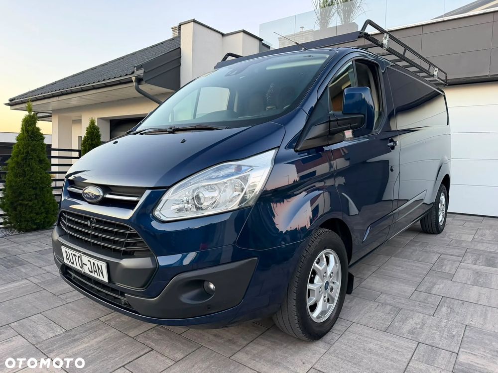 Ford CUSTOM L2H1 Długi Klima Elektryka Navi Tempomat Furgon 3os. 2xPdc Hak - 35