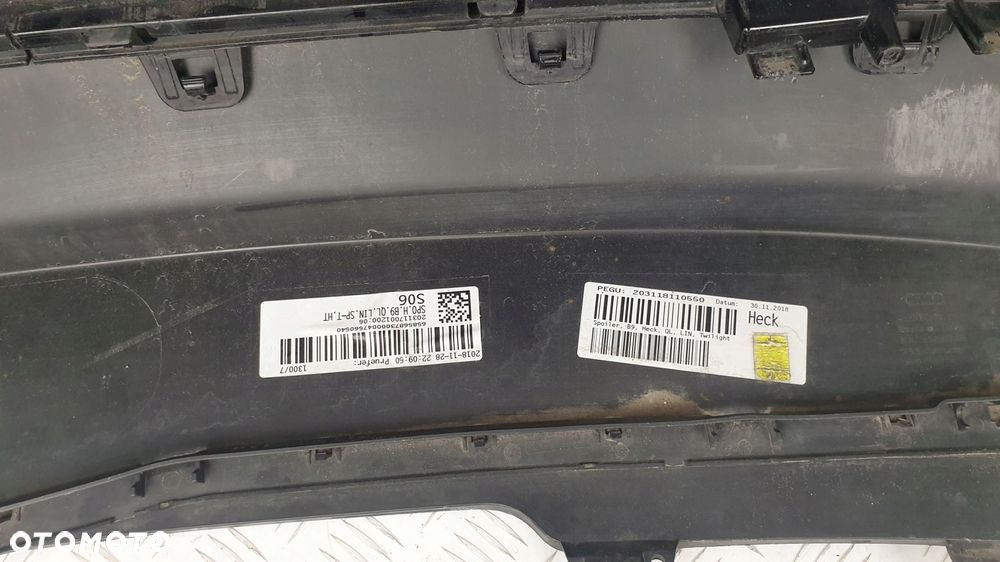 audi a4 b9 8w9 kombi zderzak tył tylny - 11