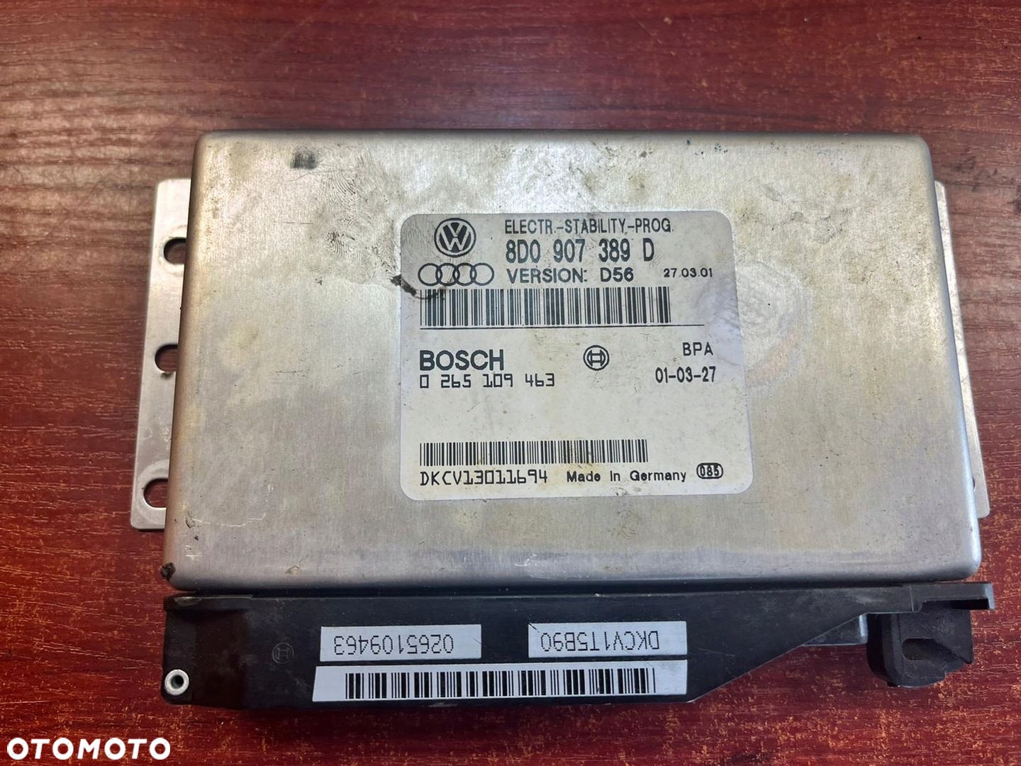 STEROWNIK AUDI A6 C5 VW PASSAT B6 8D0907389D - 1