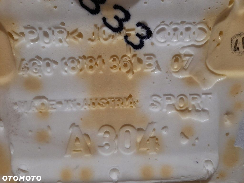 A6 C7 4G0 SIEDZISKO FOTELA ALCANTARA z podnóżkiem - 12