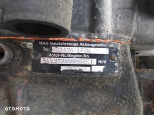 Silnik MAN 460KM D2876 LF04 do ciągnika siodłowego MAN - 2