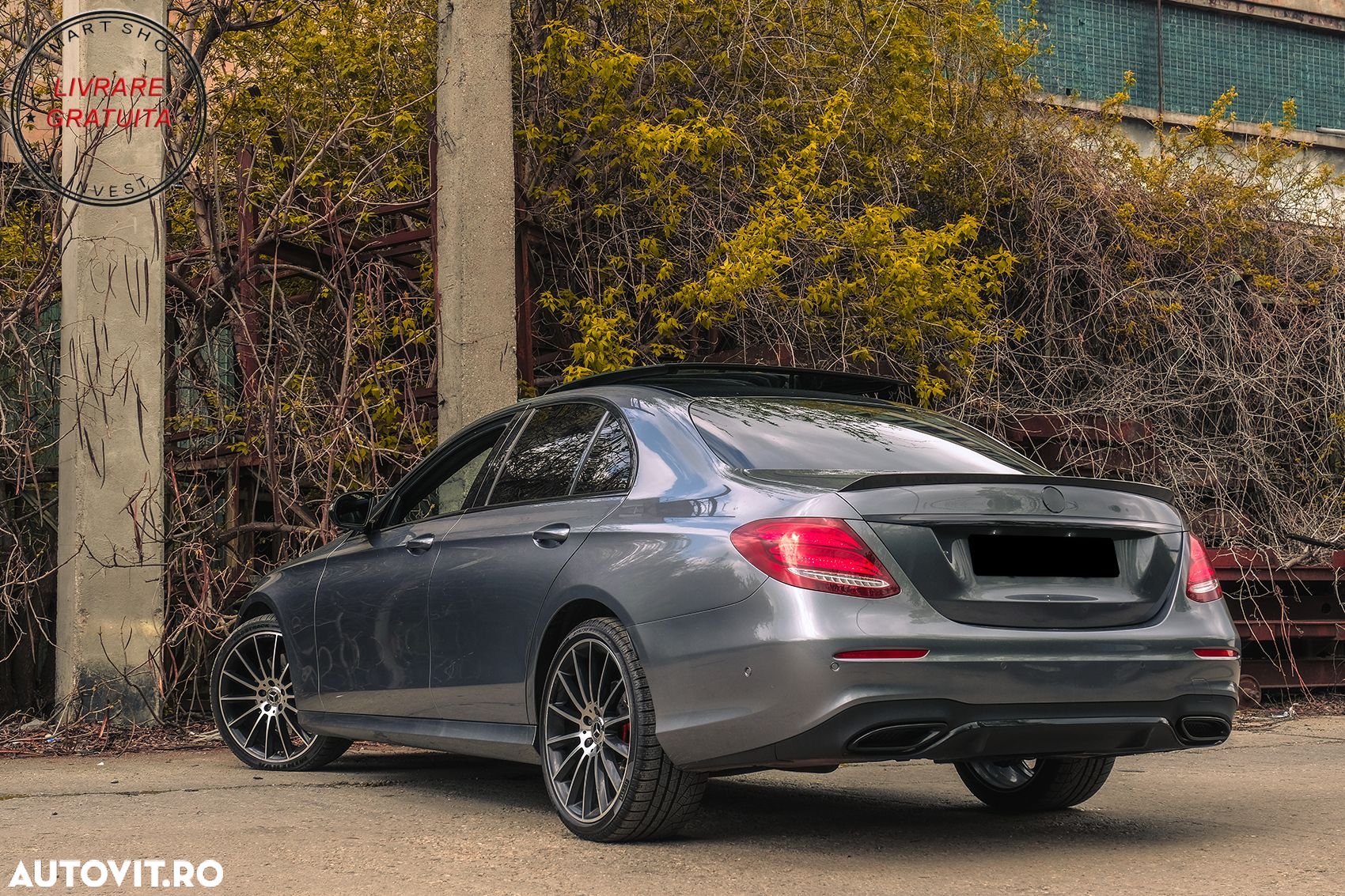 Eleron Portbagaj Mercedes E-Class W213 (2016-up) Negru Mat- livrare gratuita - 13