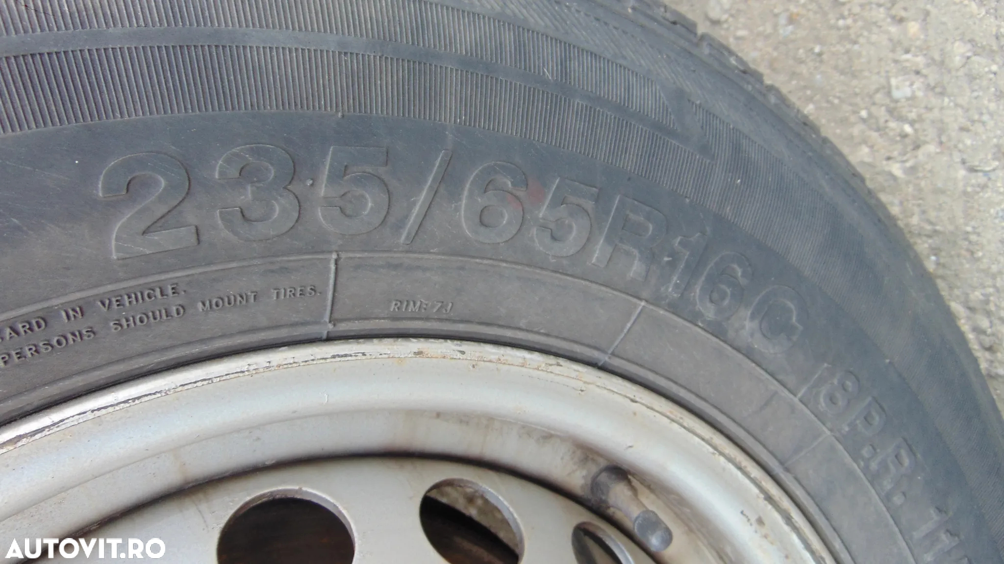 Jante Ford Transit r16 cu anvelope C 235/65/r16c - 2
