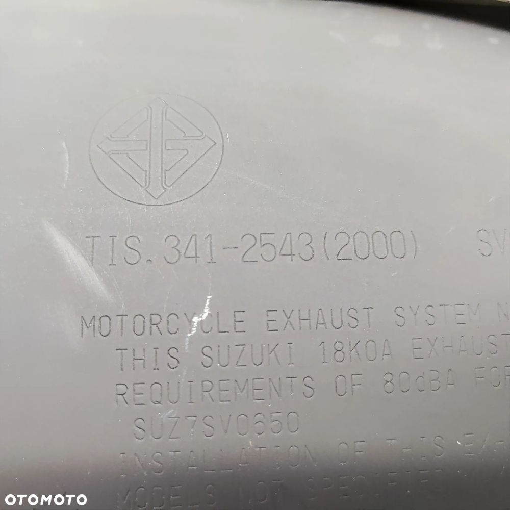 Wydech, tłumik, osłona wydechu, tłumika Suzuki SV 650 SV650 - 16