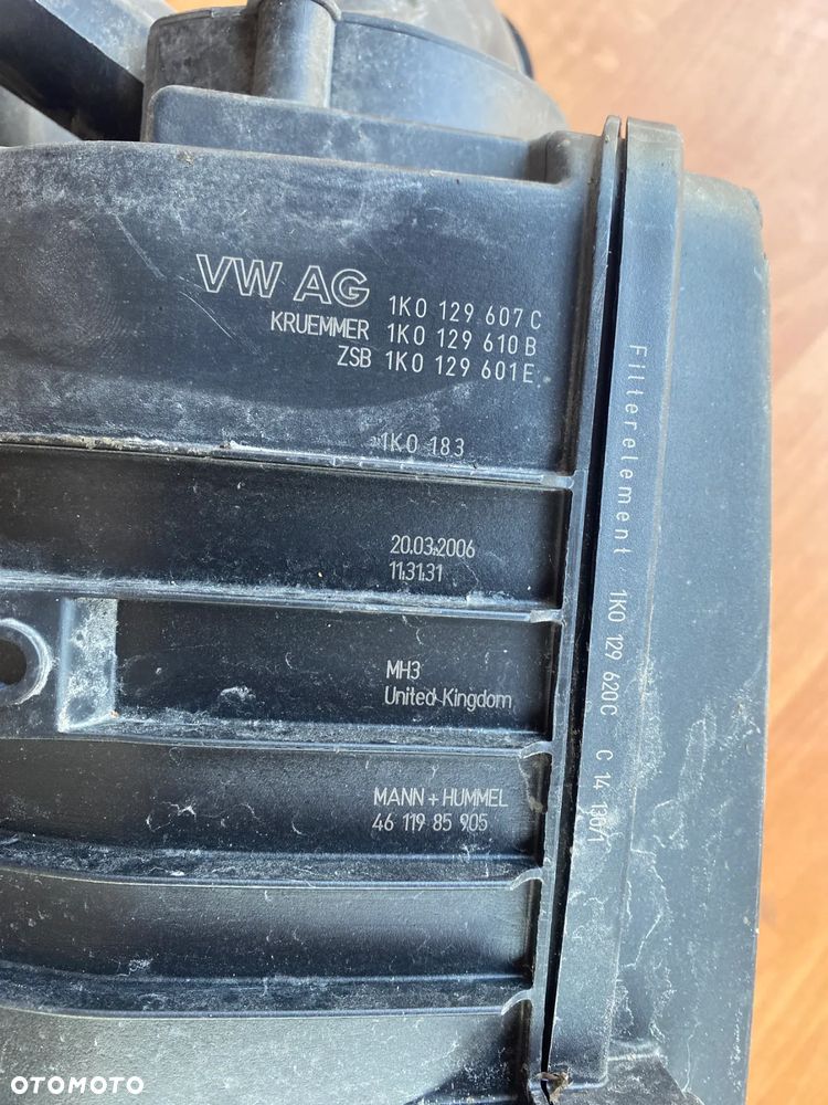 OBUDOWA FILTRA POWIETRZA VOLKSWAGEN VW AUDI SKODA SEAT 1K0129620C 1K0129607C 1K0129594 - 5