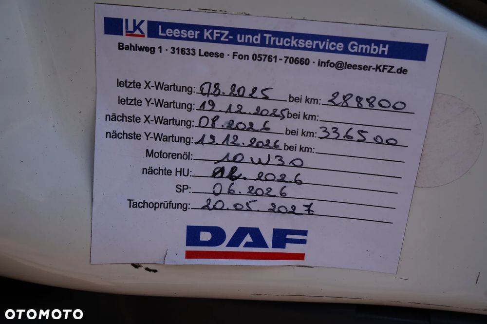 DAF LF 290 EURO 6 FIRANKA WINDA ŁAD 6.800 KG AUTOMAT - 9